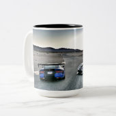 Dodger-Viper-Kaffee-Tasse Zweifarbige Tasse (Vorderseite Links)