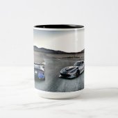 Dodger-Viper-Kaffee-Tasse Zweifarbige Tasse (Mittel)