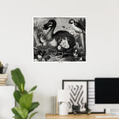 Dodo Antiquitätendruck Poster (Heimbüro)
