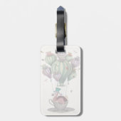 Dodo Balloon mit Libellen Gepäckanhänger (Rückseite vertikal)