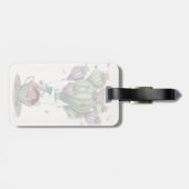 Dodo Balloon mit Libellen Gepäckanhänger (Rückseite horizontal)