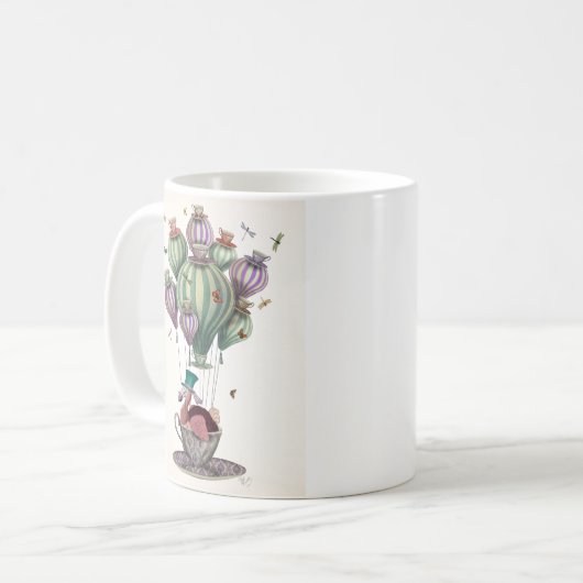 Dodo Balloon mit Libellen Kaffeetasse (Vorderseite Links)