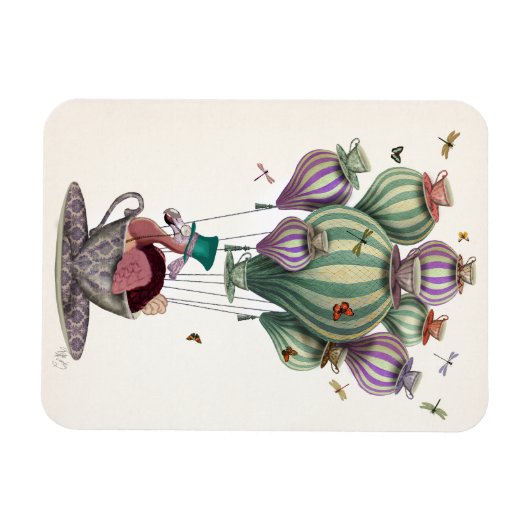 Dodo Balloon mit Libellen Magnet (Horizontal)