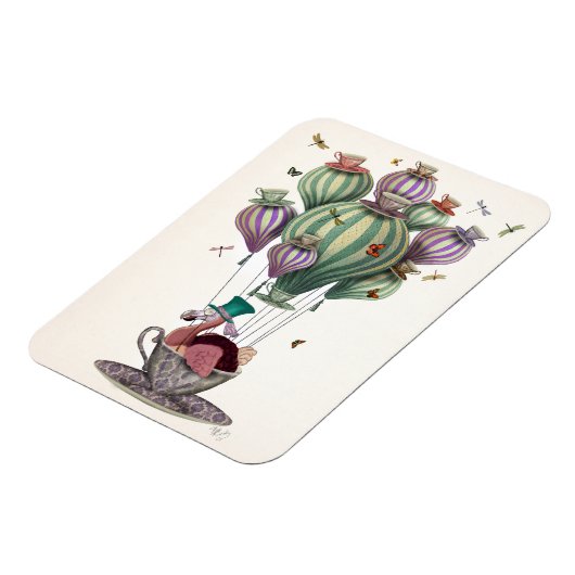 Dodo Balloon mit Libellen Magnet (Linke Seite)