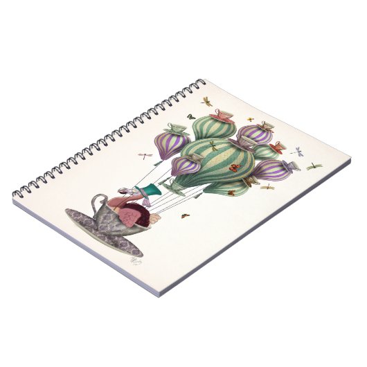 Dodo Balloon mit Libellen Notizblock (Linke Seite)