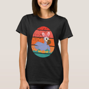 Dodo Bird Bunny Happy Ostereier Retro Männer Fraue T-Shirt