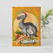 Dodo Bird Feiertagskarte (Stehend Vorderseite)