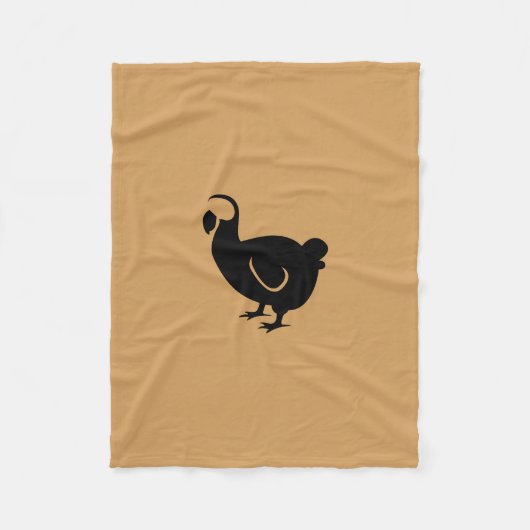 Dodo Bird Fleecedecke (Vorderseite)