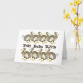 Dodo Bird Greeting Card Karte (Gelbe Blume)