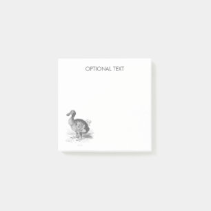 Dodo Bird-Illustration Post-it Klebezettel