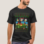 Dodo Bird Lover Xmas Lighting Santa Ugly Dodo Chri T-Shirt (Vorderseite)