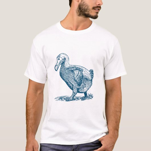 Dodo Bird - Ocean Blue T-Shirt (Vorderseite)