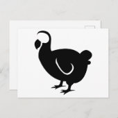 Dodo Bird Postkarte (Vorne/Hinten)