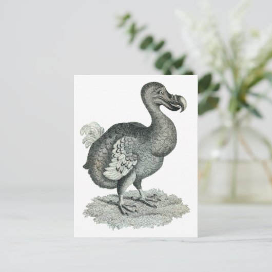 DoDo Bird Print Postkarte (Stehend Vorderseite)