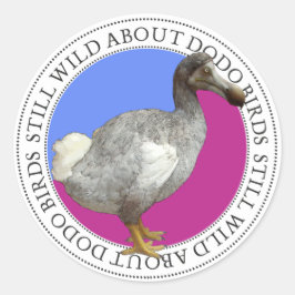 Dodo Bird Runder Aufkleber