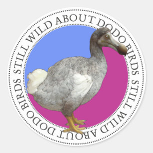 Dodo Bird Runder Aufkleber