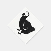 Dodo Bird Serviette (Ecke)