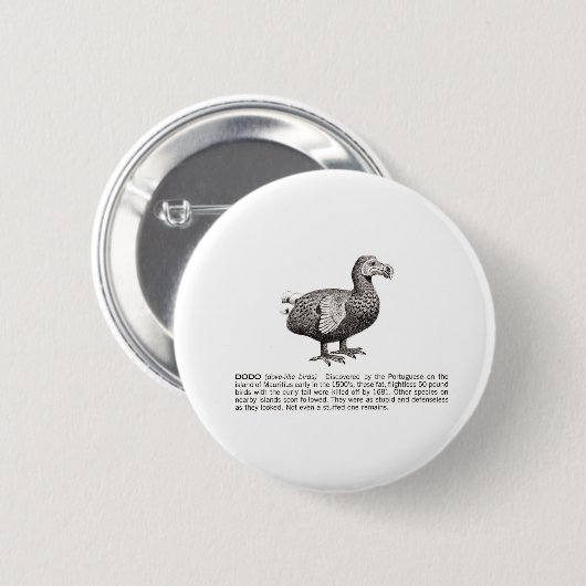 Dodo Button (Vorne & Hinten)