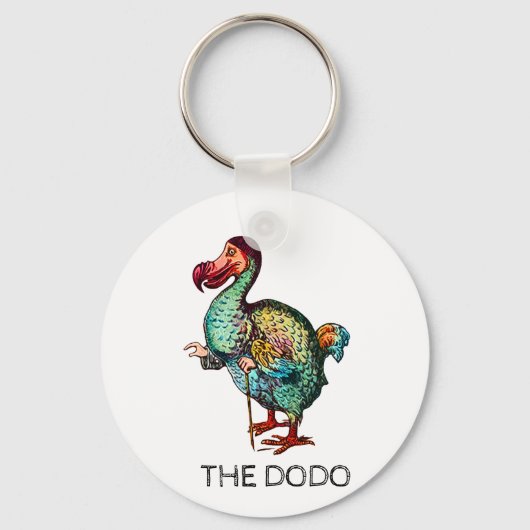 Dodo Button-Schlüsselanhänger Schlüsselanhänger (Vorderseite)