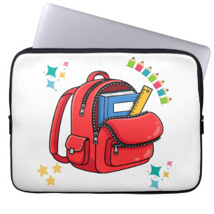 Dodo Craft Studio Willkommen-zurück-in-die-Schule- Laptopschutzhülle