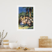 Dodo Fightless Bird Vintage Alice im Wunderland Poster (Küche)