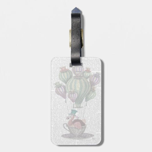 Dodo in Teacup Gepäckanhänger (Rückseite vertikal)