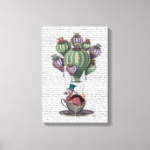 Dodo in Teacup Leinwanddruck (Vorderseite)