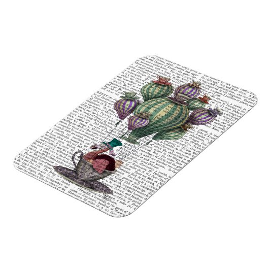 Dodo in Teacup Magnet (Linke Seite)