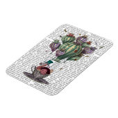 Dodo in Teacup mit Libellen Magnet (Linke Seite)