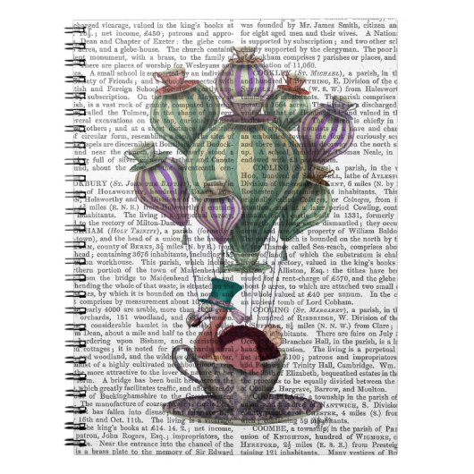 Dodo in Teacup Notizblock (Vorderseite)