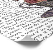 Dodo in Teacup Poster (Ecke)