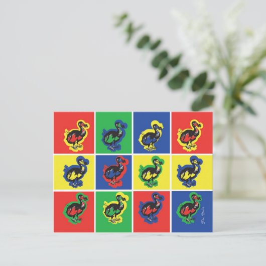 Dodo Postkarte (Stehend Vorderseite)