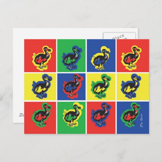 Dodo Postkarte (Vorne/Hinten)