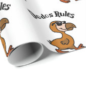 Dodo-Regeln | Hintergrundfarbe auswählen Geschenkpapier (Rolleneckpunkt)