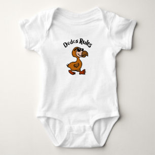 Dodo-Regeln Hintergrundfarbe Baby Strampler