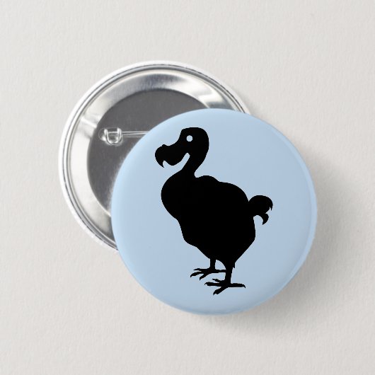 Dodo-Silhouette Button (Vorne & Hinten)
