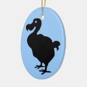 Dodo-Silhouette Keramik Ornament (Links)