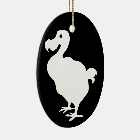 Dodo-Silhouette Keramikornament (Rechts)