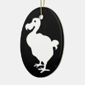Dodo-Silhouette Keramikornament (Links)