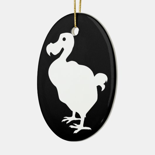 Dodo-Silhouette Keramikornament (Links)