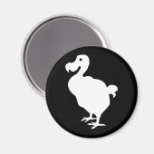 Dodo-Silhouette Magnet (Vorderseite/Rückseite)