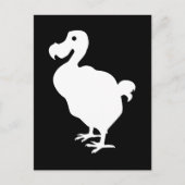 Dodo-Silhouette Postkarte (Vorderseite)