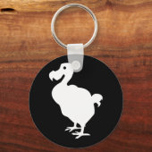 Dodo-Silhouette Schlüsselanhänger (Vorderseite)