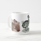 DoDo-Vogel-Druck Kaffeetasse (Vorderseite Links)
