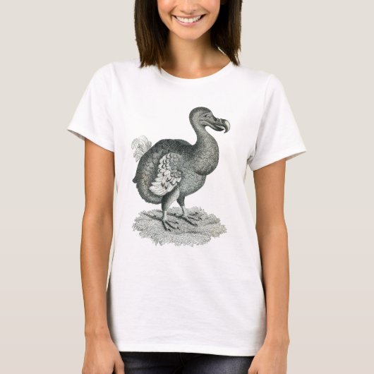DoDo-Vogel-Druck T-Shirt (Vorderseite)