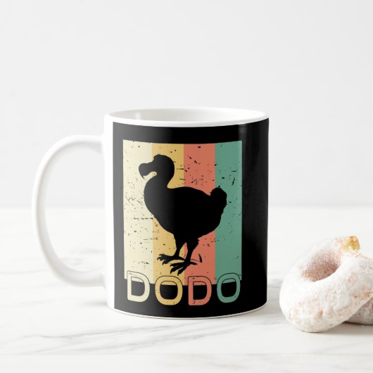 Dodo Vogel Kaffeetasse (Mit Donut)
