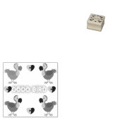 Dodo Vogel Liebe! Briefmarke Gummistempel (Stempel)