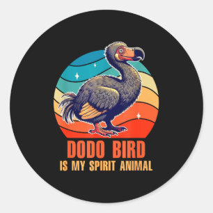 Dodo-Vögel Liebhaber Ornithologe Dodo-Vogel Ist Me Runder Aufkleber