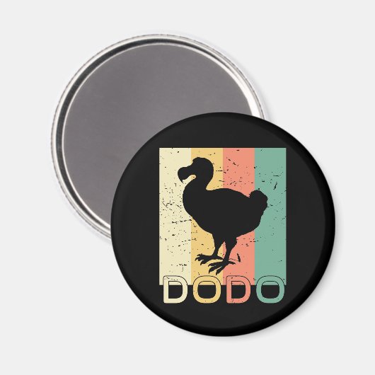 Dodo Vogel Magnet (Vorderseite/Rückseite)