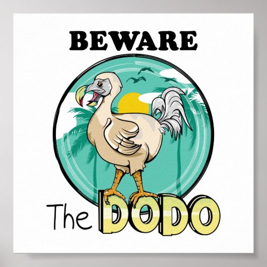 Dodo-Vogel Poster (Vorne)